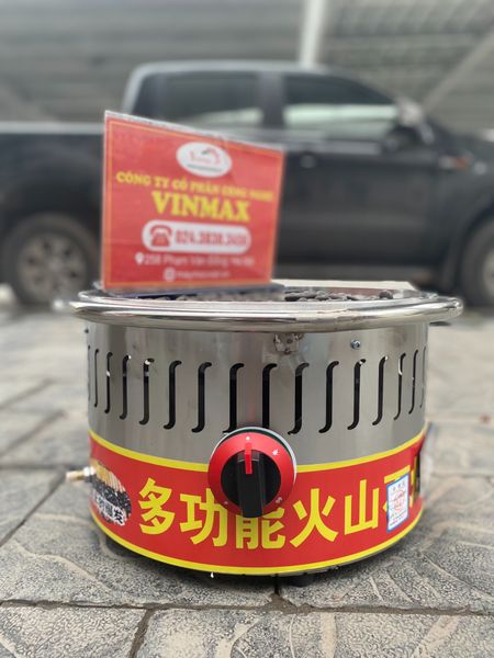 Bếp đá nướng xúc xích, lạp xưởng dùng gas Vinmax VMB550