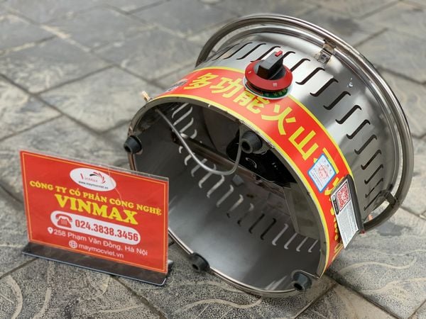 Bếp đá nướng xúc xích, lạp xưởng dùng gas Vinmax VMB550