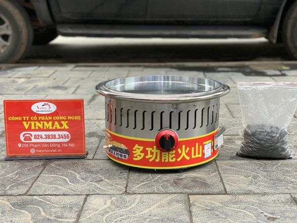 Bếp đá nướng xúc xích, lạp xưởng dùng gas Vinmax VMB550
