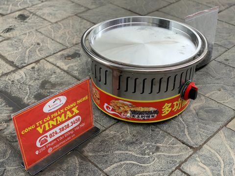 Bếp đá nướng xúc xích, lạp xưởng dùng gas Vinmax VMB480