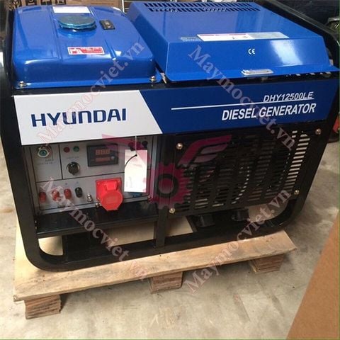 Máy phát điện 10kw chạy dầu 1 pha Hyundai DHY-12500LE