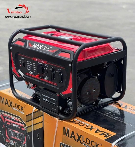 Máy Phát Điện Chạy Xăng 3Kw Maxlock MS3500