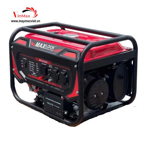 Máy Phát Điện Chạy Xăng 3Kw Maxlock MS3500