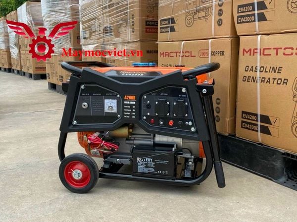 Máy Phát Điện Chạy Xăng 4kva MacTool EV4200D Đề
