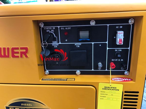 Máy Phát Điện Chạy Dầu 6kw Easy KDE6700T