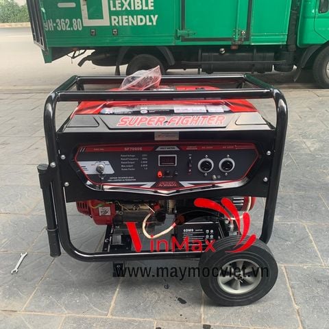 Máy Phát Điện Chạy Xăng 6kw Super Fighter SF7000E Đề