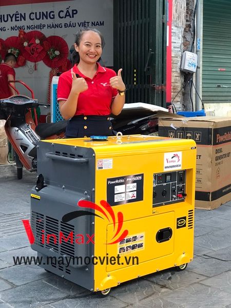 Máy Phát Điện Chạy Dầu 6kw Power Robin PR7500S