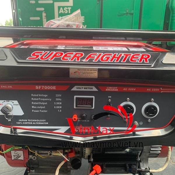 Máy Phát Điện Chạy Xăng 6kw Super Fighter SF7000E Đề