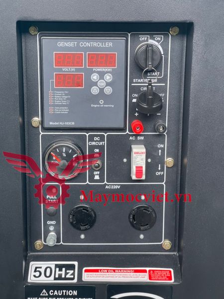 Máy phát điện diesel Bamboo BmB 7800ET có tay đề cót