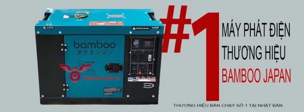 Máy phát điện diesel Bamboo BmB 7800ET có tay đề cót