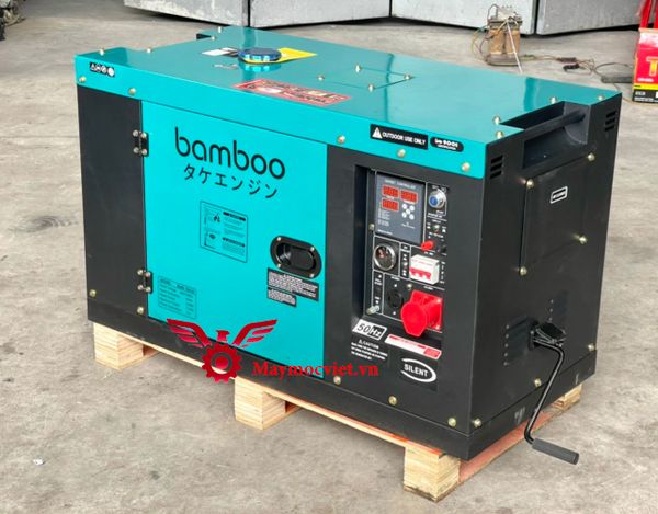 Máy phát điện diesel Bamboo BmB 7800ET có tay đề cót