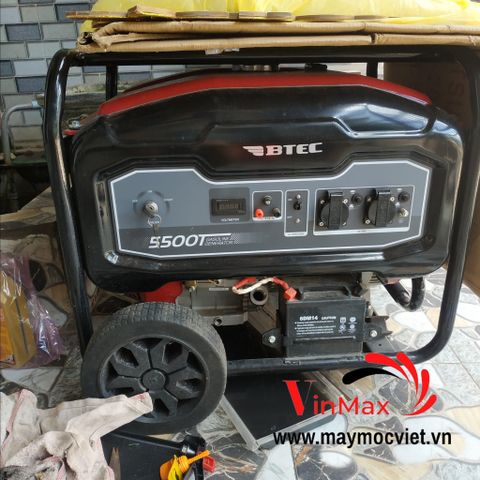 Máy phát điện chạy xăng BTEC BT5500E