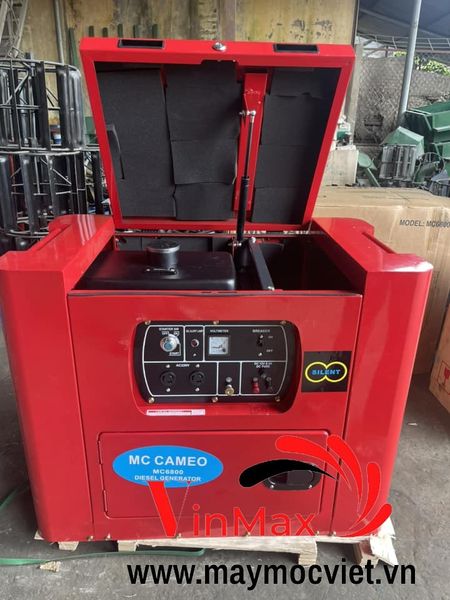 Máy phát điện 5kw chạy dầu Cameo MC6800