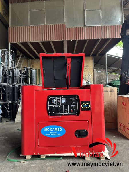 Máy phát điện 5kw chạy dầu Cameo MC6800