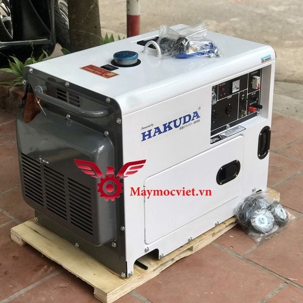 Máy phát điện 5KW dầu diesel Hakuda HKD 6500T