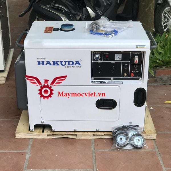 Máy phát điện 5KW dầu diesel Hakuda HKD 6500T