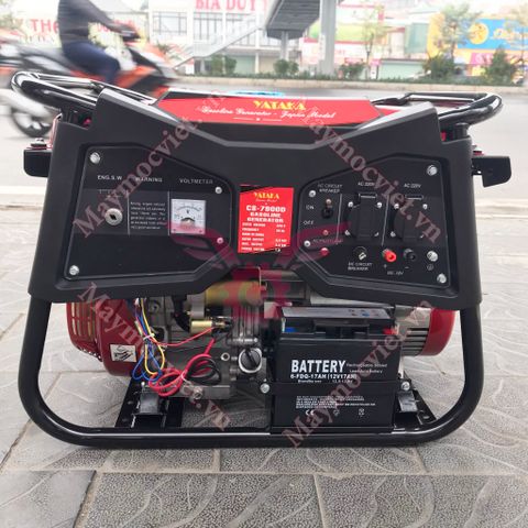 Máy Phát Điện Chạy Xăng 5kw Yataka CS-7900D Đề Nổ