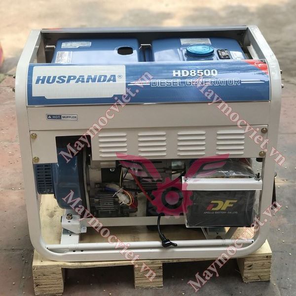 Máy phát điện chạy dầu 7kW Huspanda HD8500 đề nổ