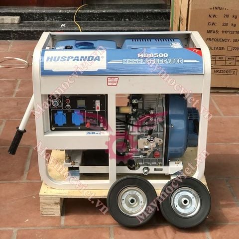 Máy phát điện chạy dầu 7kW Huspanda HD8500 đề nổ
