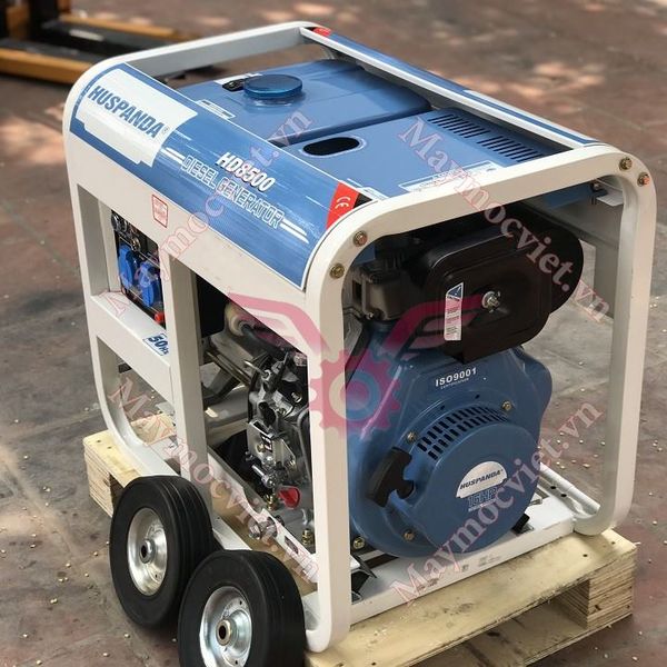 Máy phát điện chạy dầu 7kW Huspanda HD8500 đề nổ