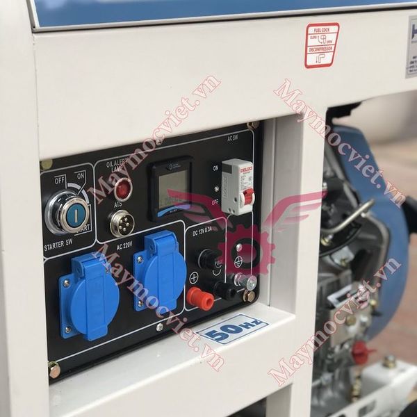 Máy phát điện chạy dầu 7kW Huspanda HD8500 đề nổ