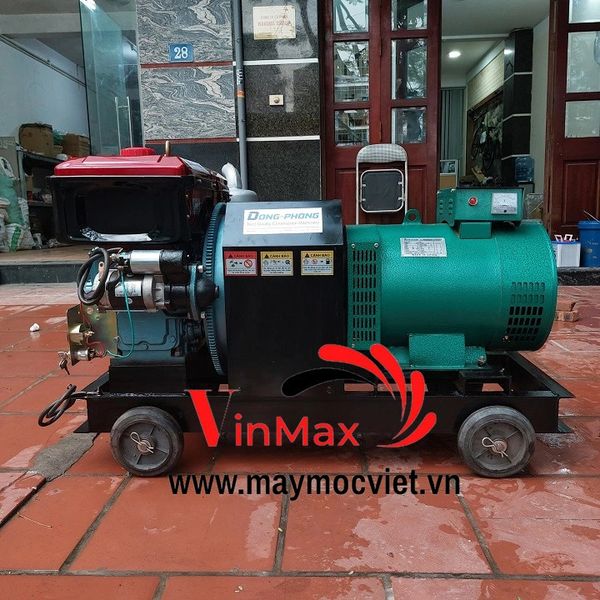 Máy phát điện đầu nổ Đông Phong D24/15kw/220V (làm mát bằng gió)
