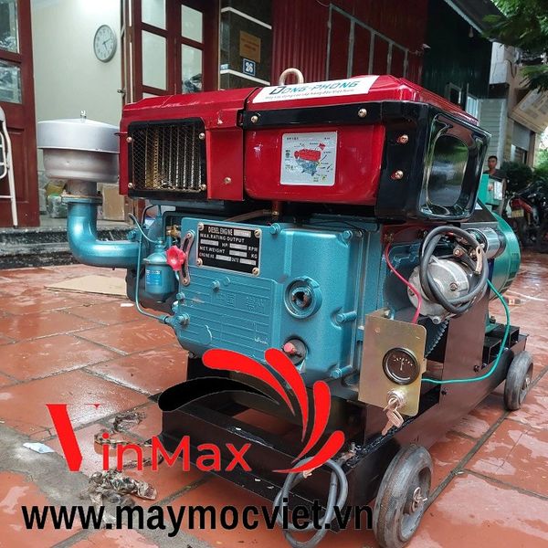 Máy Phát Điện Đầu Nổ 30Kw Đông Phong 40Hp 3 Pha (D40 Mát Nước, Đề)