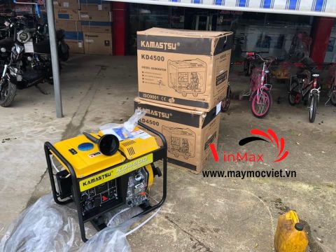 Máy Phát Điện Chạy Dầu 3Kw Kamastsu KD4500