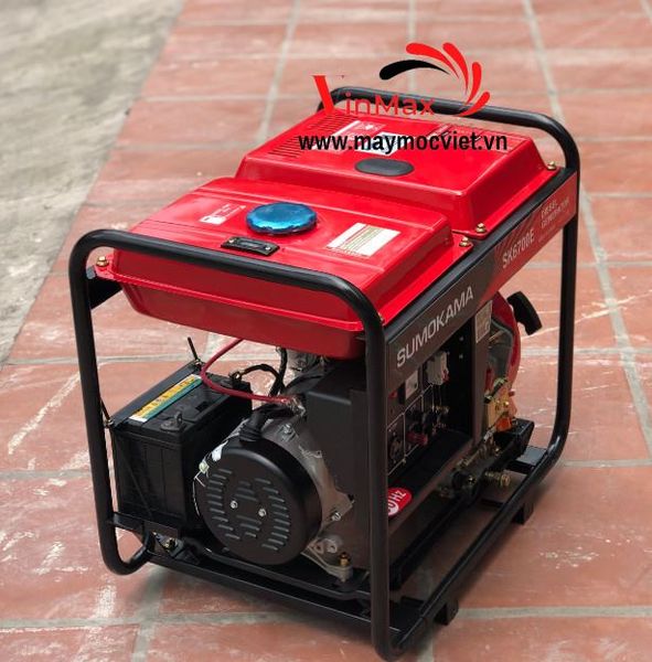 Máy Phát Điện Chạy Dầu 5Kw SK6700E Sumokama