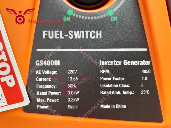 Máy Phát Điện Chạy Xăng Genesis 3Kw GS4000I Inverter