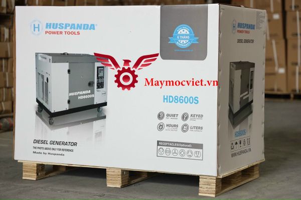 Máy phát điện chạy dầu 7kW Huspanda HD 8600S New