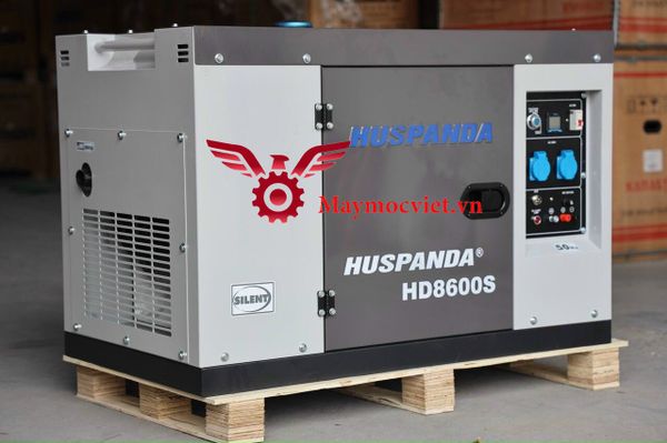 Máy phát điện chạy dầu 7kW Huspanda HD 8600S New