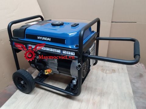 Máy phát điện chạy xăng Hyundai HG2800 có bánh xe di chuyển