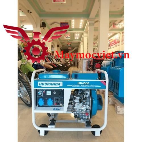 Máy Phát Điện Chạy Dầu 3Kw Huspanda HD4500 Đề