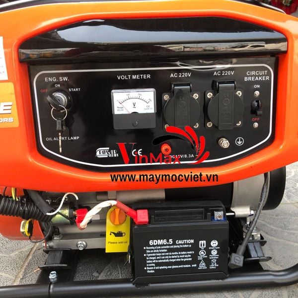 Máy phát điện xăng 3kw Huspanda H3600E đề nổ