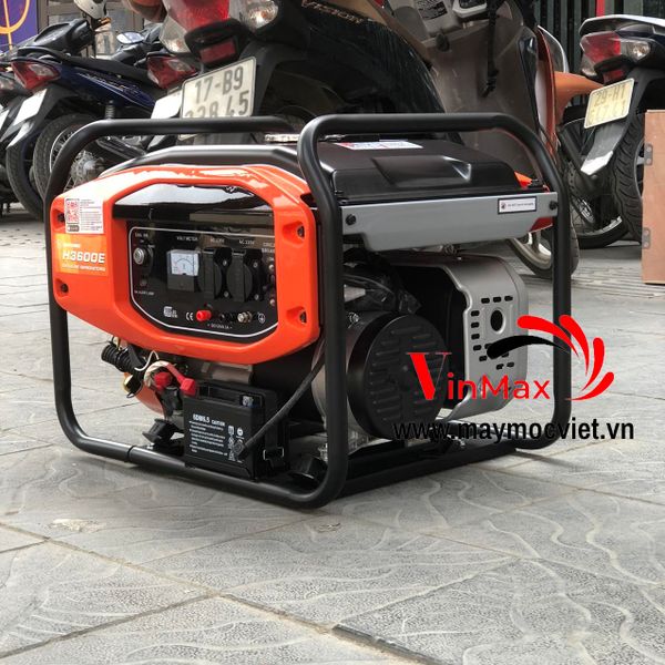 Máy phát điện xăng 3kw Huspanda H3600E đề nổ