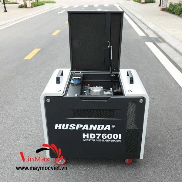 Máy Phát Điện Chạy Dầu Inverter 6Kw Huspanda HD7600I