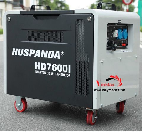 Máy Phát Điện Chạy Dầu Inverter 6Kw Huspanda HD7600I