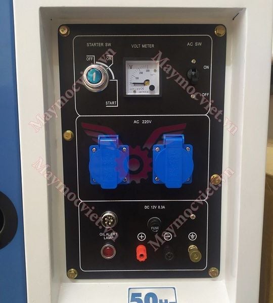Máy Phát Điện Chạy Dầu 5Kw Huspanda HD6600S Chống Ồn