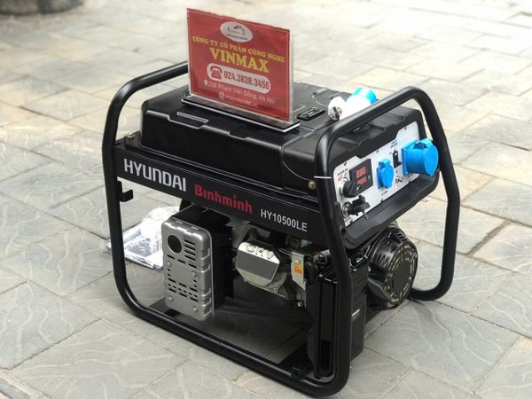 Máy phát điện 7.5kw chạy xăng Hyundai HY10500LE NEW