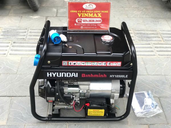 Máy phát điện 7.5kw chạy xăng Hyundai HY10500LE NEW