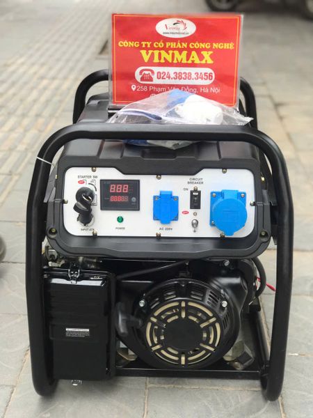 Máy phát điện 7.5kw chạy xăng Hyundai HY10500LE NEW