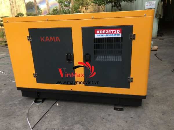Máy Phát Điện Chạy Dầu 20Kw Kama KDE25T3D