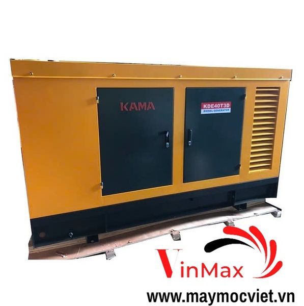 Máy Phát Điện Chạy Dầu 30Kw Kama KDE40T3D