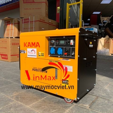 Máy Phát Điện Chạy Dầu Kama KDE6700TN