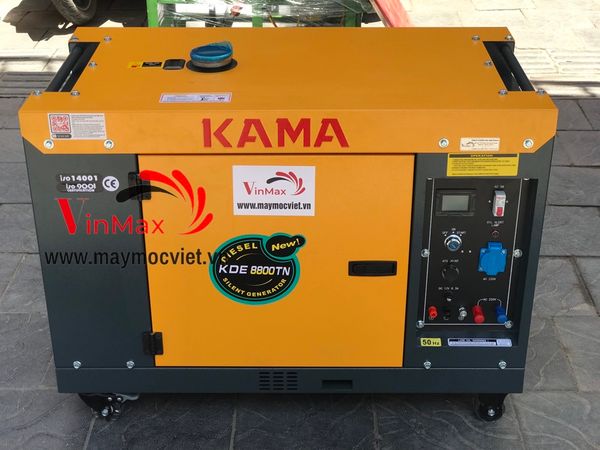 Máy phát điện Kama diezel 6kw KDE8800TN phiên bản đặc biệt