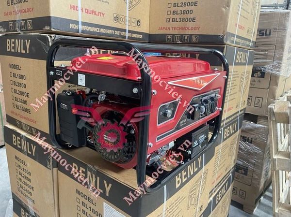 Máy Phát Điện 5Kw Chạy Xăng Benly 6800E Đề Nổ