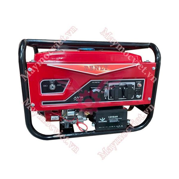 Máy Phát Điện 5Kw Chạy Xăng Benly 6800E Đề Nổ
