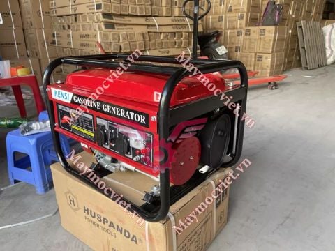 Máy Phát Điện 5Kw Chạy Xăng Kensi 6500E Đề Nổ