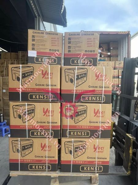 Máy Phát Điện 5Kw Chạy Xăng Kensi 6500E Đề Nổ